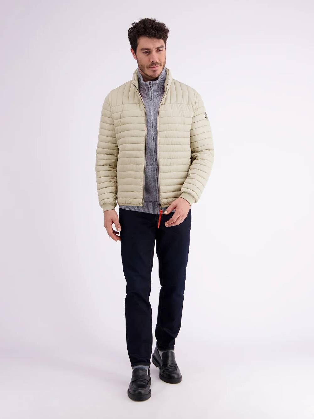 Lerros 23D7040 LICHTGEWICHT GEWATTEERD JACK (707 SOFT STONE)