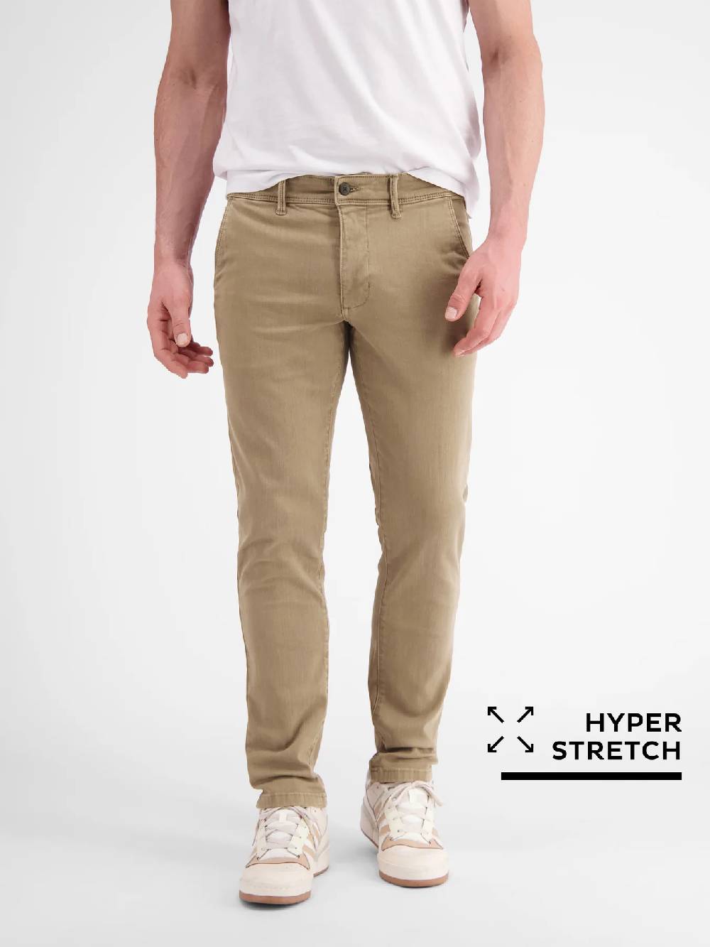 Lerros 23D9114 CHINO IN HYPERFLEX STRETCHKWALITEIT (730 SOFT BEIGE)