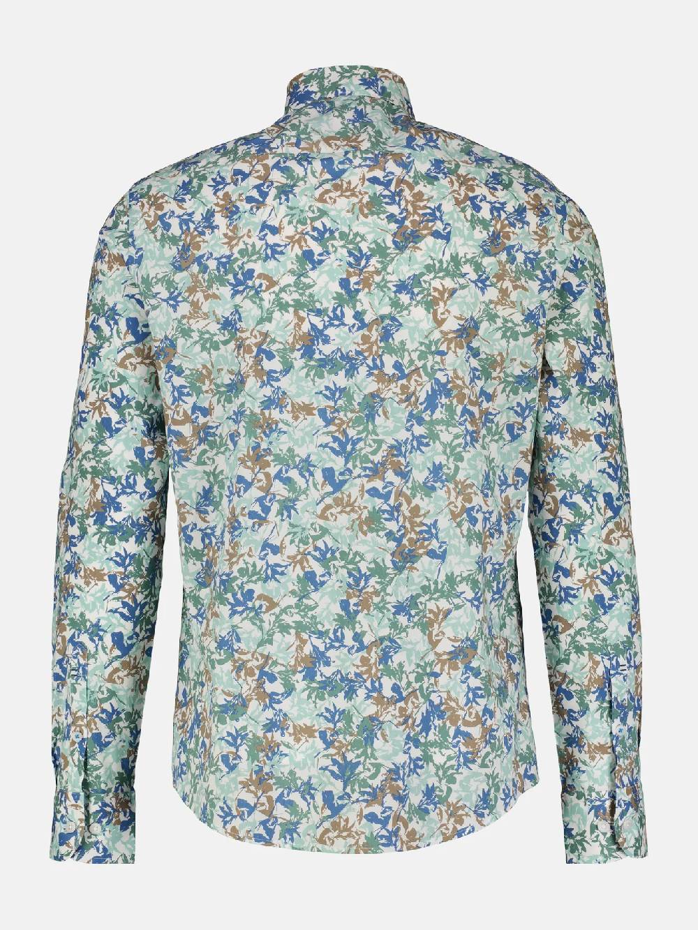 Lerros 2421406 H11 Hemd 1/1 Arm (622 Coastal Sea Blu)