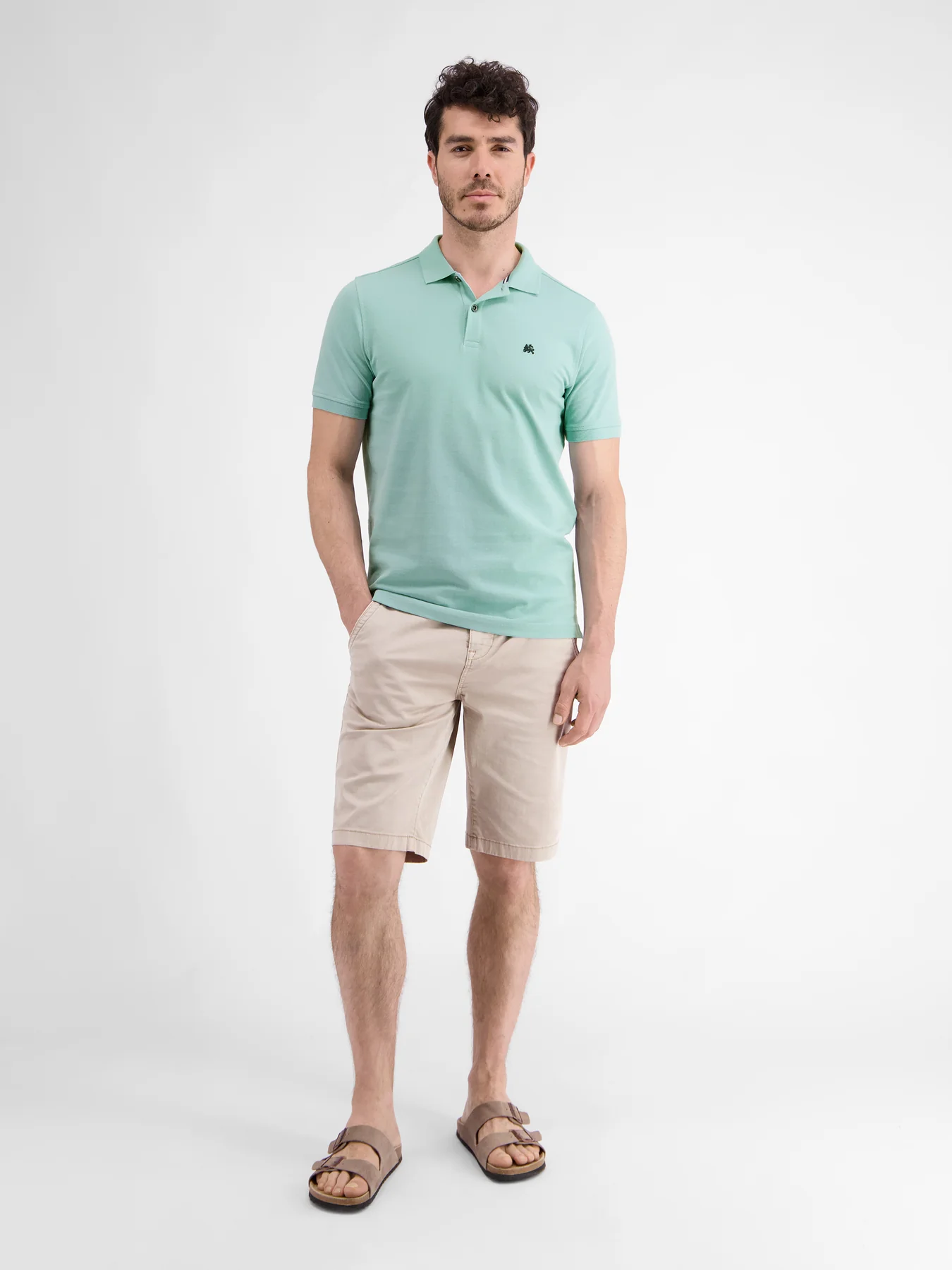 Lerros 2423200 BASIS POLOSHIRT (622 COASTAL SEA BLUE)