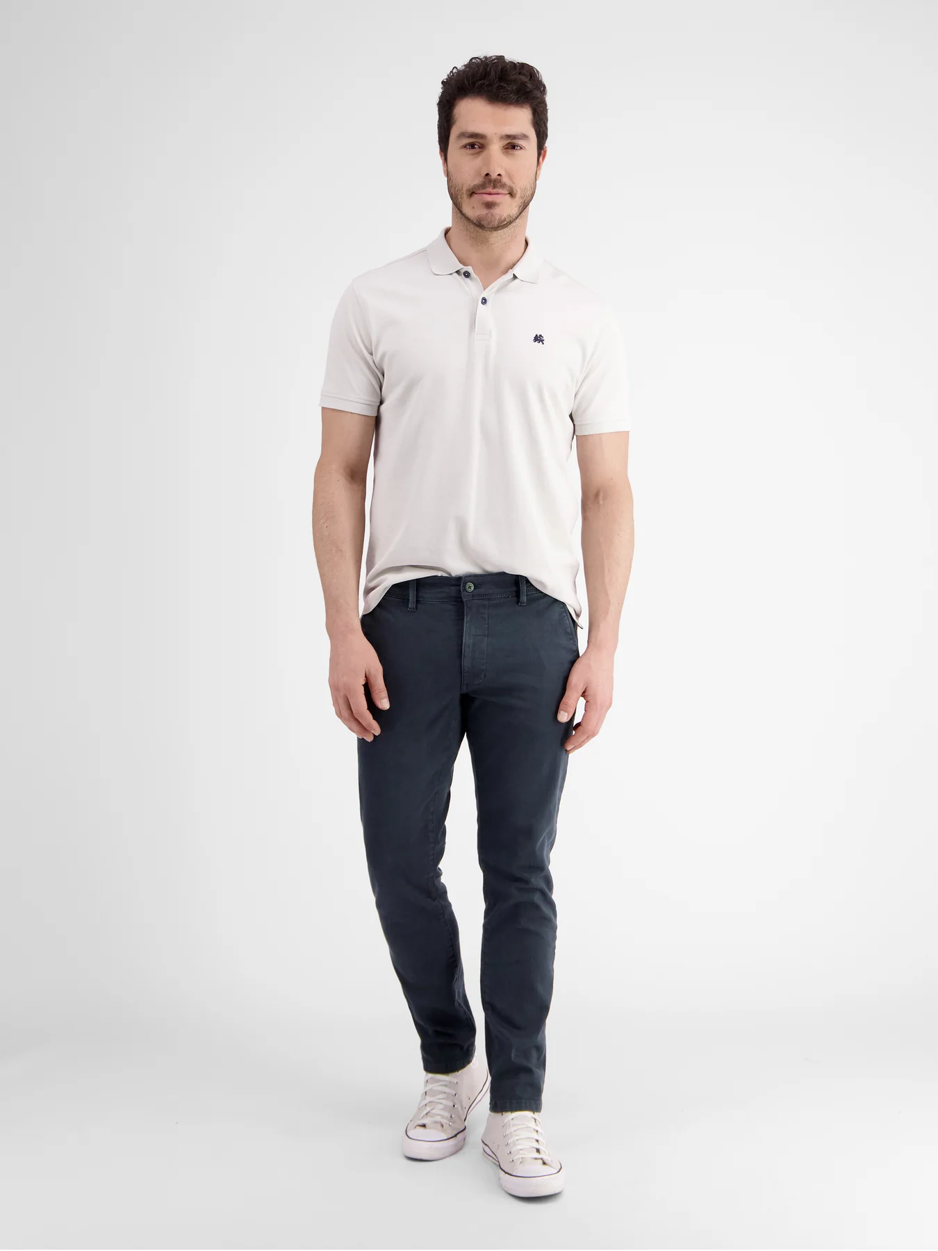 Lerros 2429114 CHINO IN HYPERFLEX STRETCHKWALITEIT (485 CLASSIC NAVY)