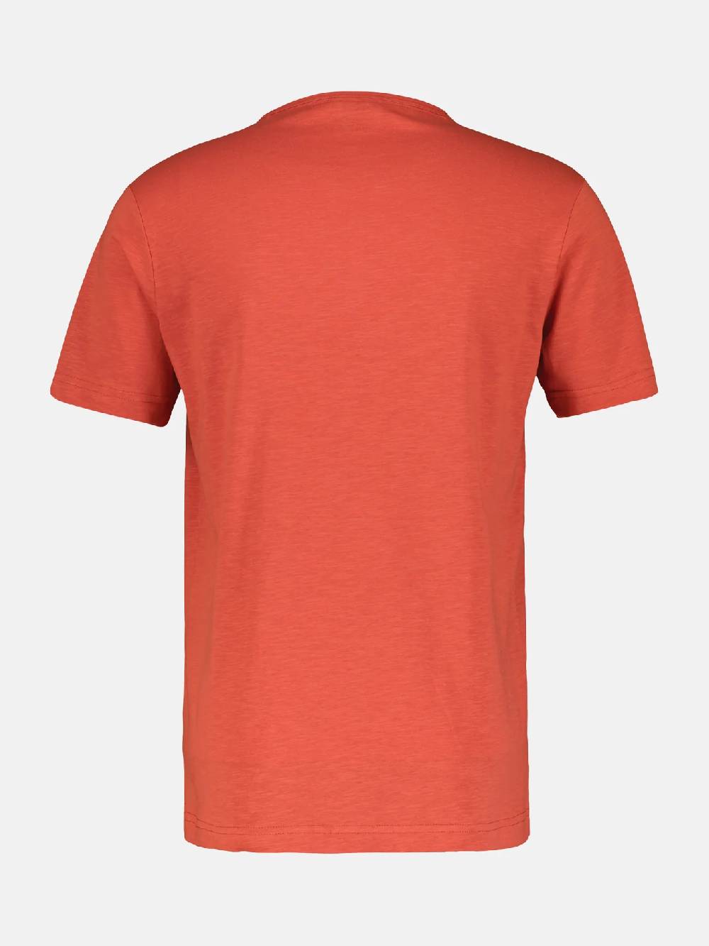 Lerros 2433908 BASIS HENLEY-SHIRT (327 DEEP CORAL RED)