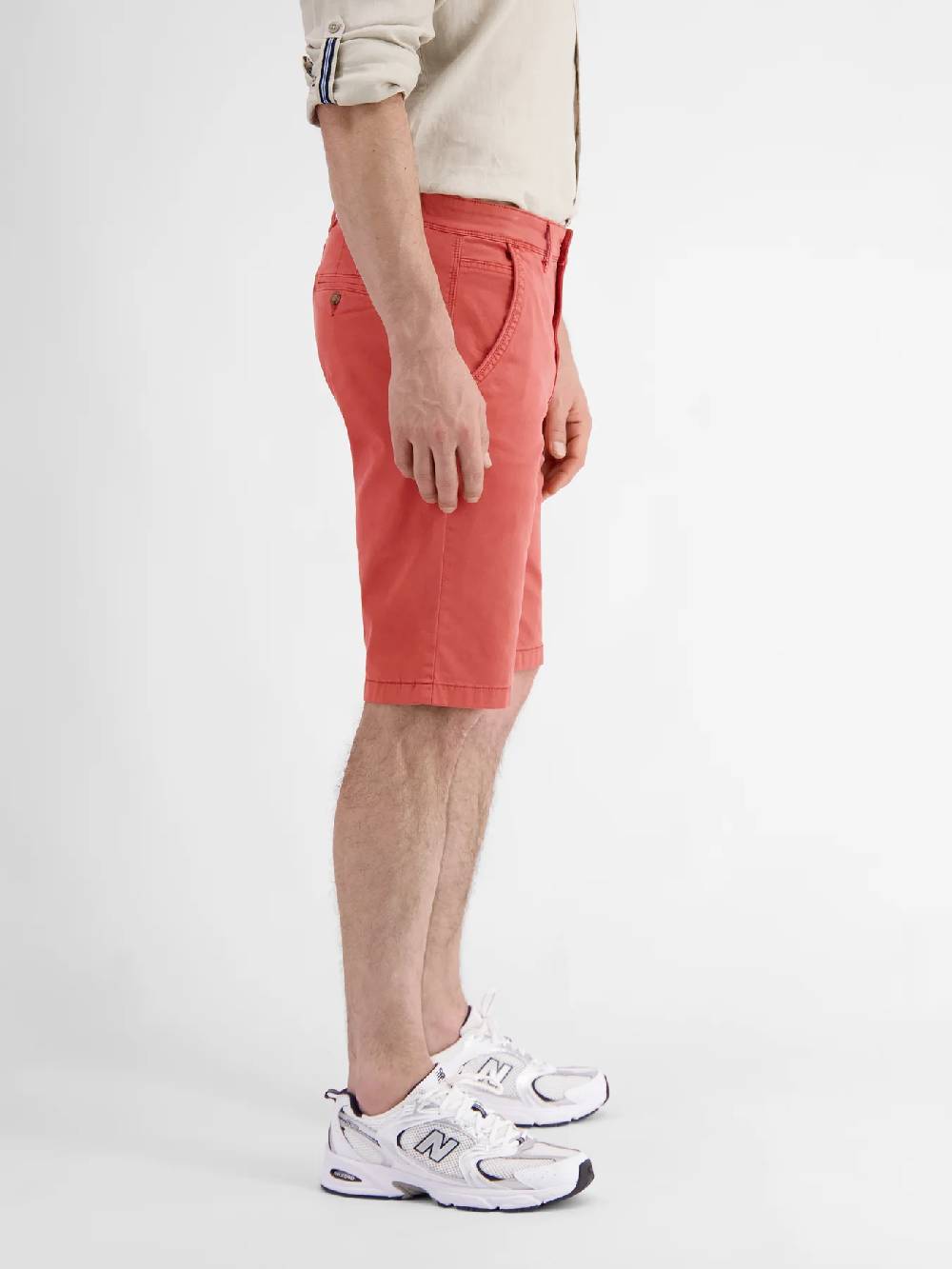 Lerros 2439213 STRETCHCHINO-BERMUDA (347 DEEP CORAL RED)