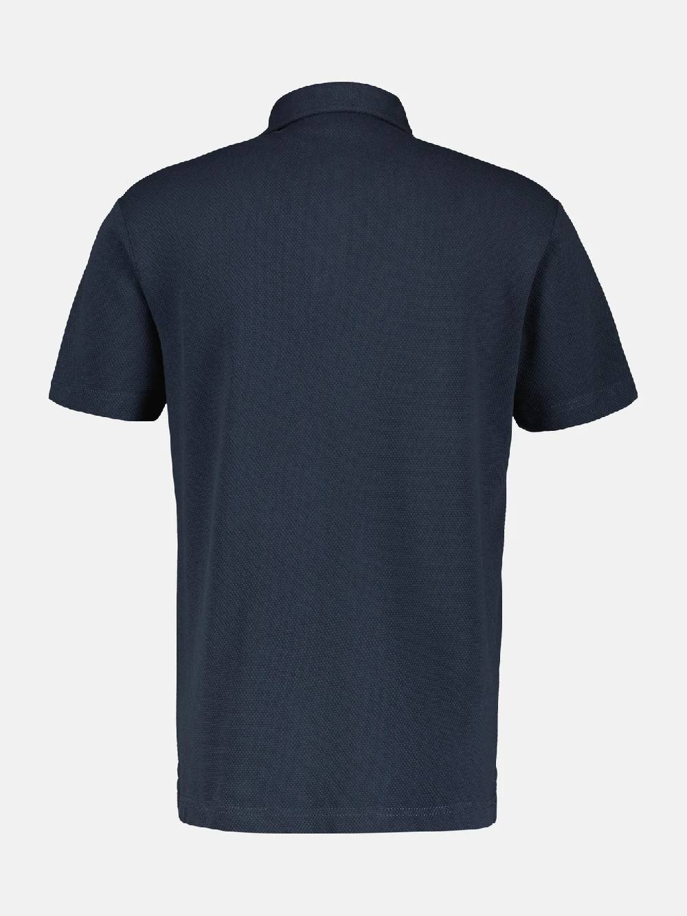 Lerros 2443204 POLOSHIRT IN SPORTIEVE WAFELPIQUÉKWALITEIT (485 CLASSIC NAVY)