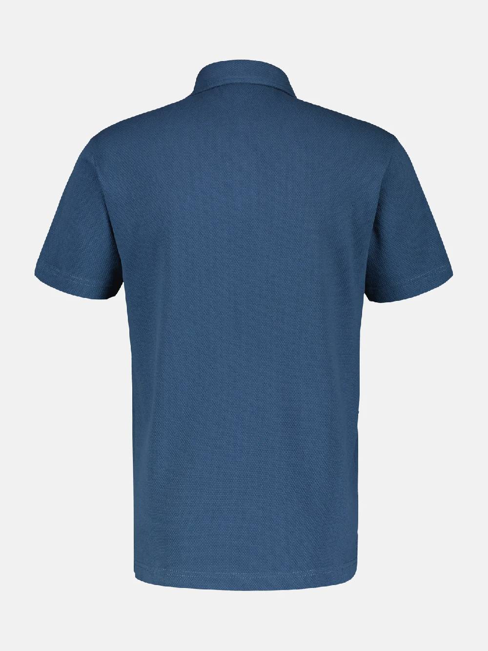 Lerros 2443204 POLOSHIRT IN SPORTIEVE WAFELPIQUÉKWALITEIT (448 STORM BLUE)