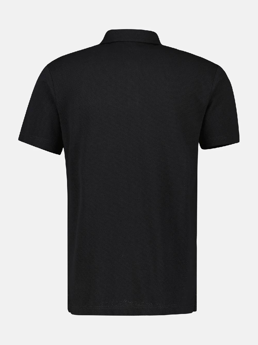 Lerros 2443204 POLOSHIRT IN SPORTIEVE WAFELPIQUÉKWALITEIT (290 BLACK)