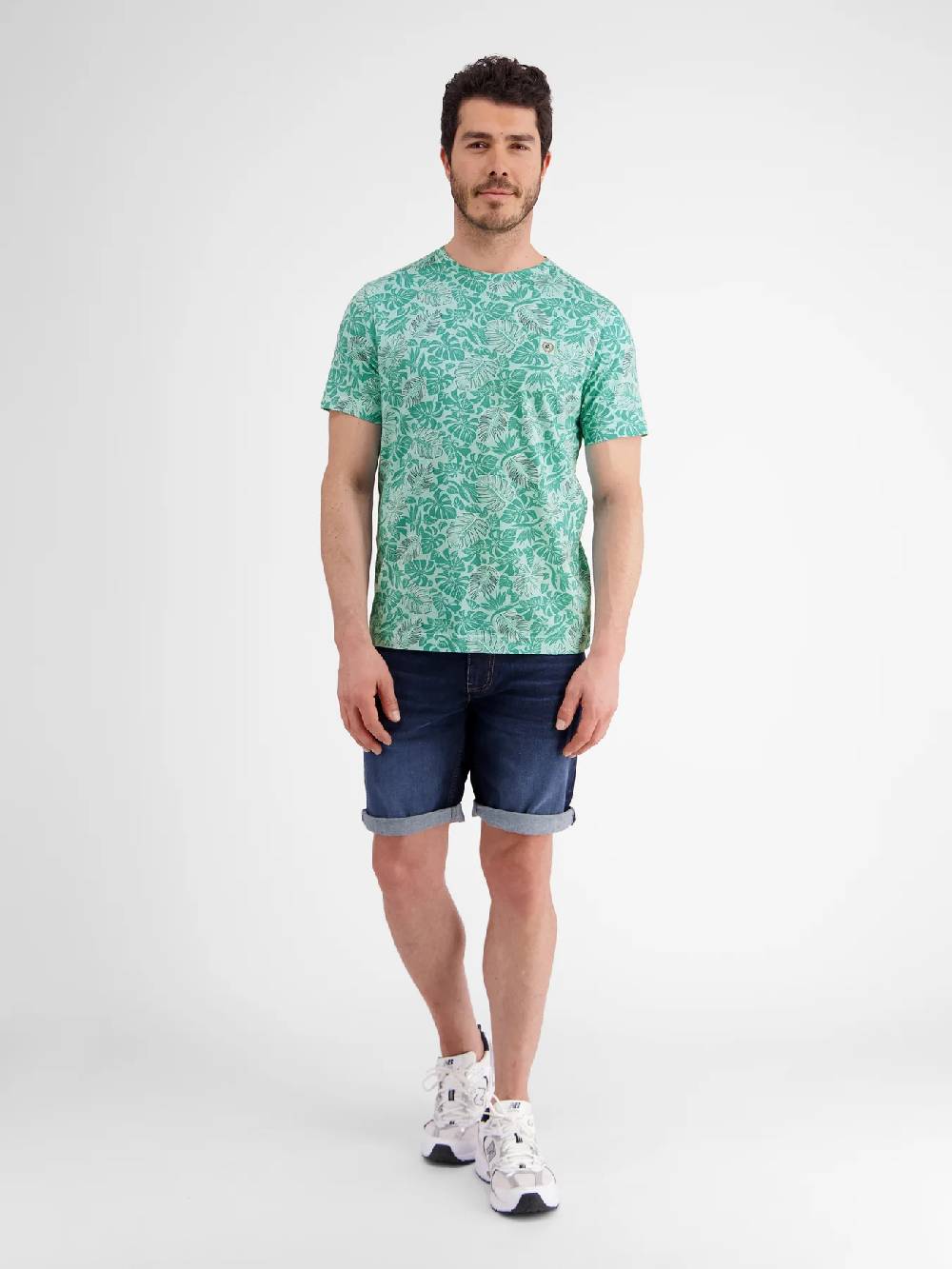 Lerros 2453066 K12 T-Shirt/Serafino 1/2 Arm (410 Iced Mint)