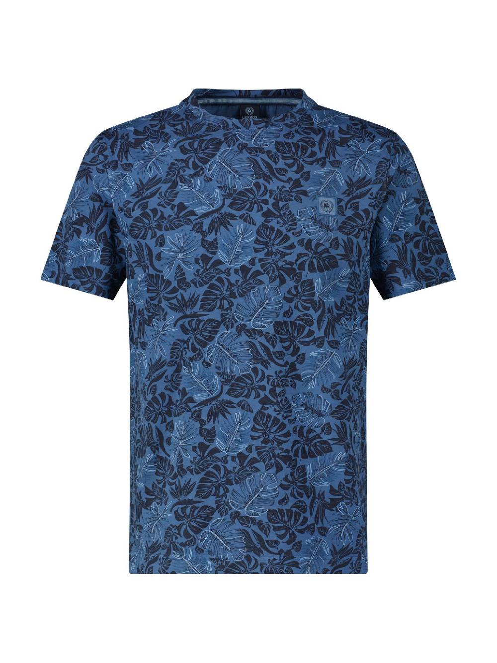 Lerros 2453066 K12 T-Shirt/Serafino 1/2 Arm (473 Space Blue)