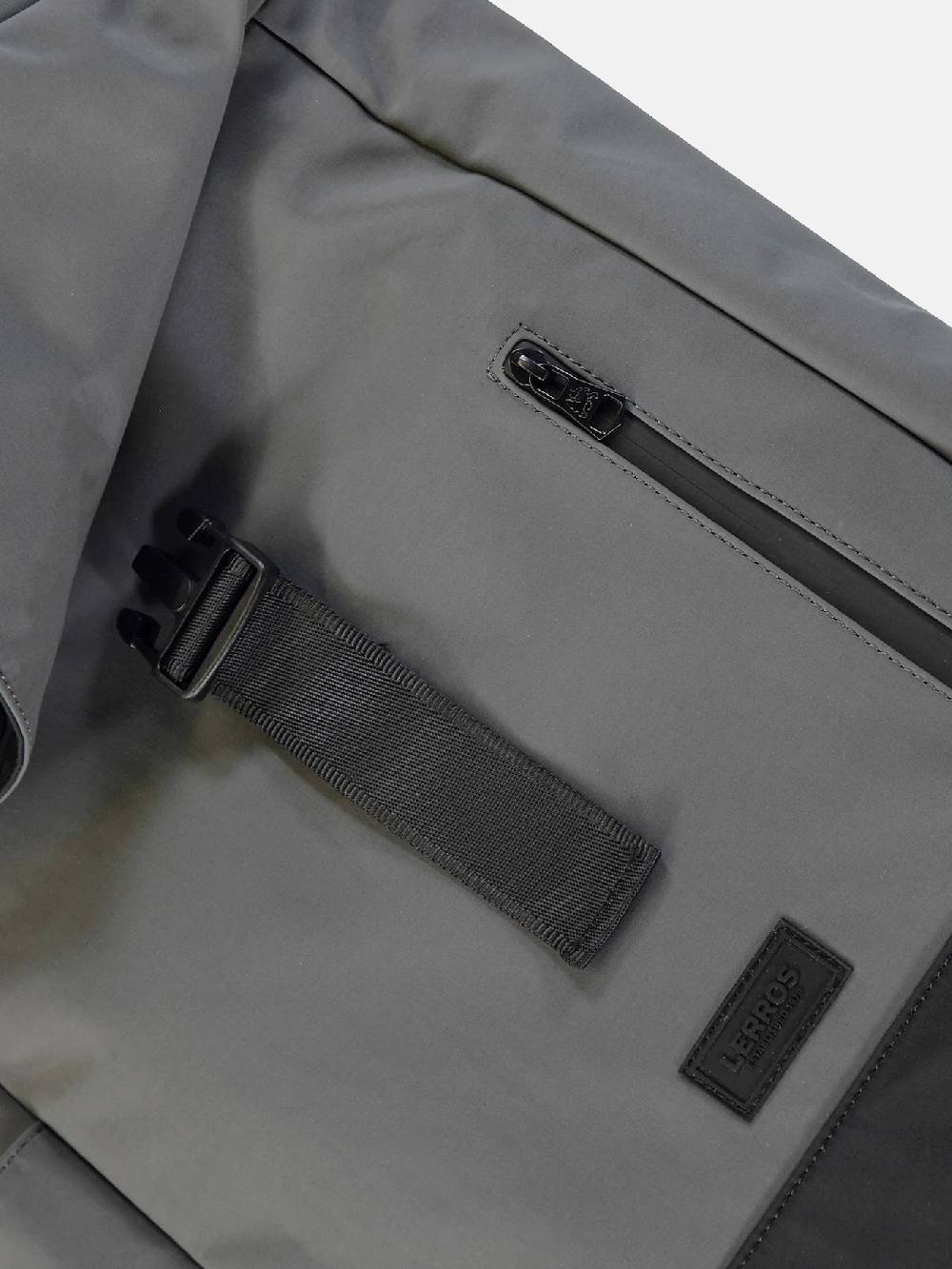 Lerros 5002121 SEATTLE RUGZAK MET ROLSLUITING (250 MID GREY MELANGE)