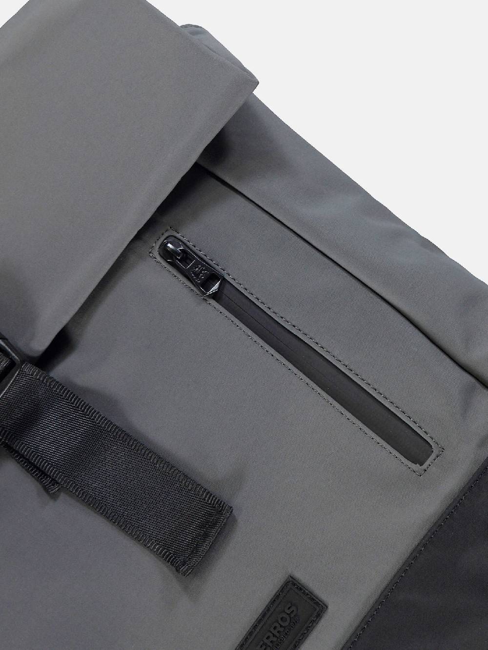 Lerros 5002121 SEATTLE RUGZAK MET ROLSLUITING (250 MID GREY MELANGE)