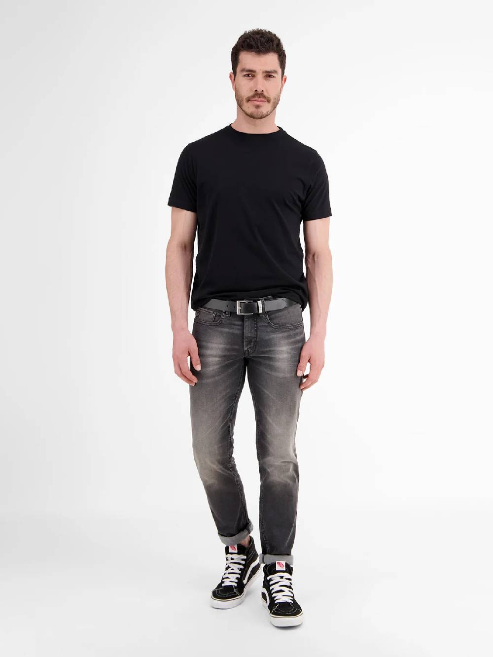 Lerros 5003007 RIEM MET METALEN ELEMENTEN (290 BLACK)