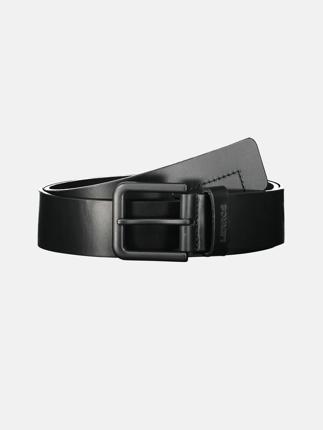 Lerros 5003018 LEREN RIEM MATTHEW MET ZWARTE GESP (290 BLACK)