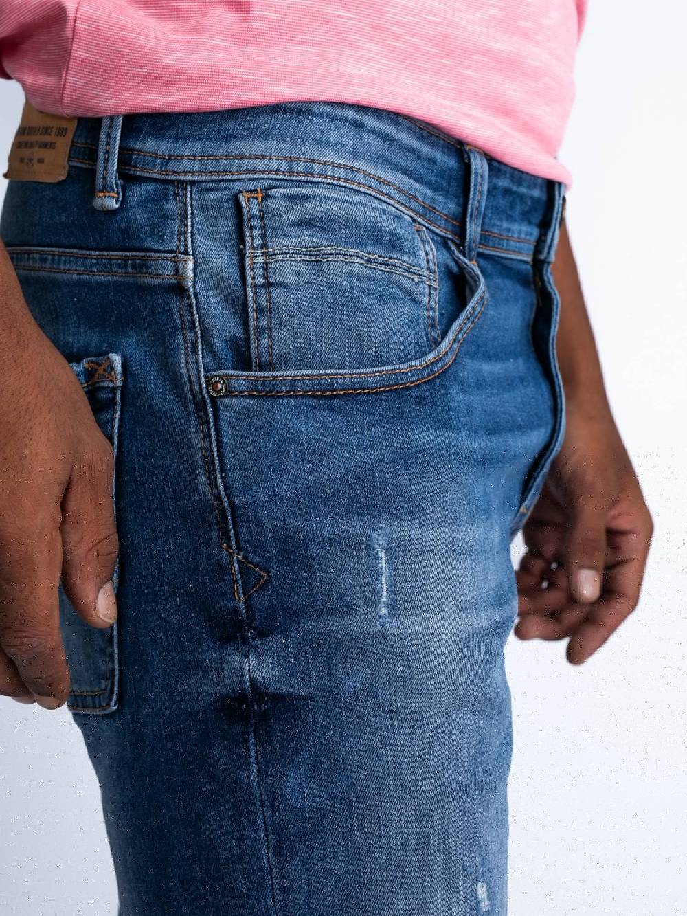 Petrol BLIZZARD DENIM SHORT RELAXED FIT M-1040-SHO003 (medium Stone 5755)