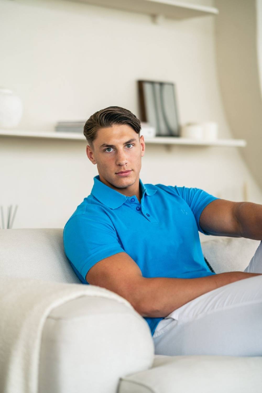 Boogaerts MAX PIQUE POLO BLUE