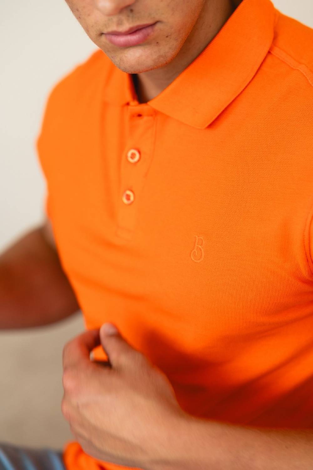 Boogaerts MAX PIQUE POLO ORANGE