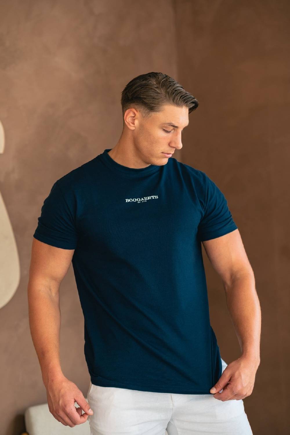 Boogaerts MAX PREMIUM T-SHIRT NAVY