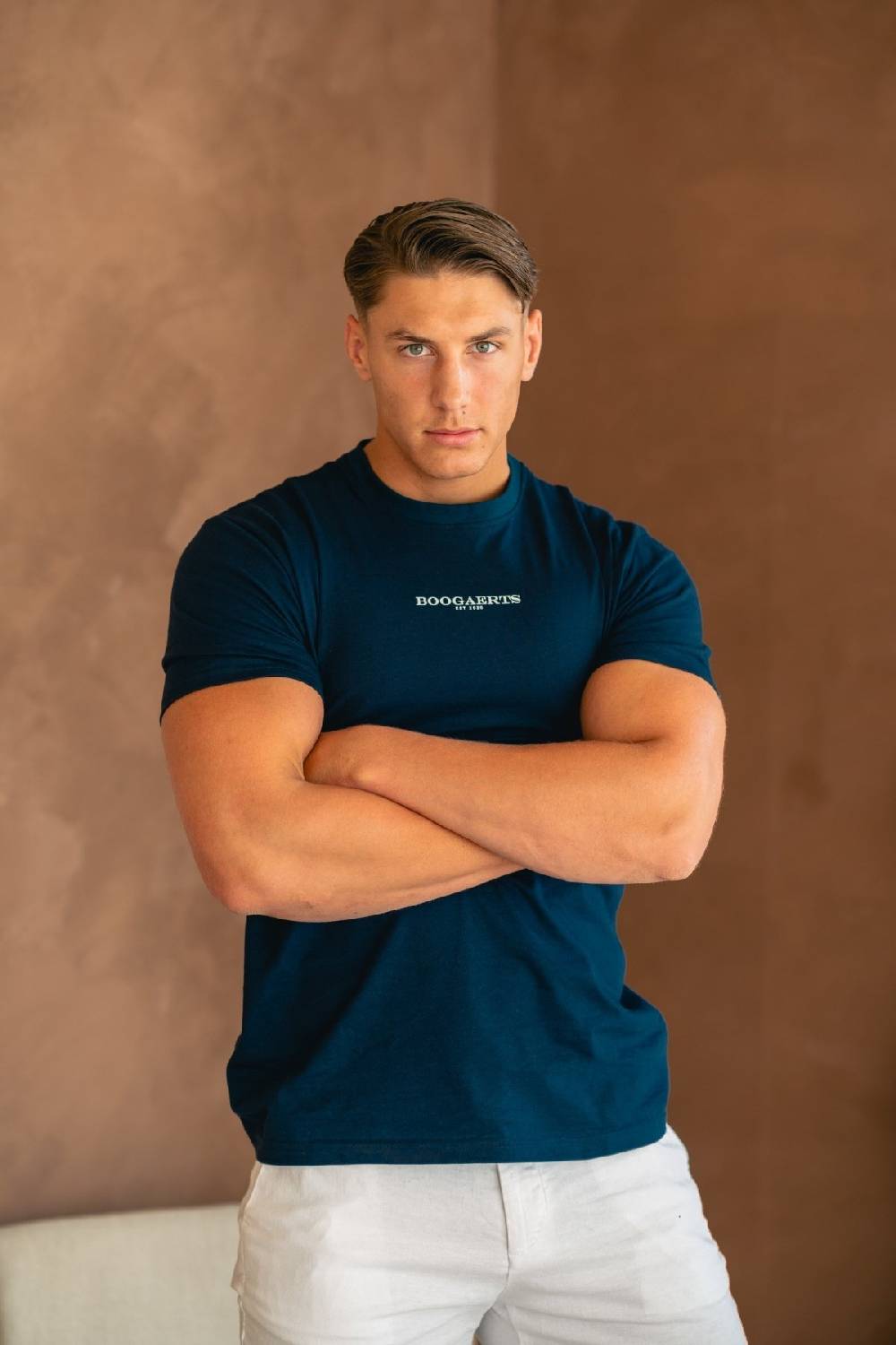 Boogaerts MAX PREMIUM T-SHIRT NAVY