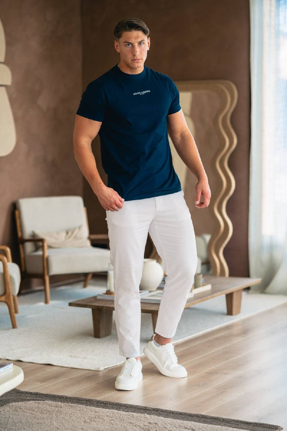 Boogaerts MAX PREMIUM T-SHIRT NAVY