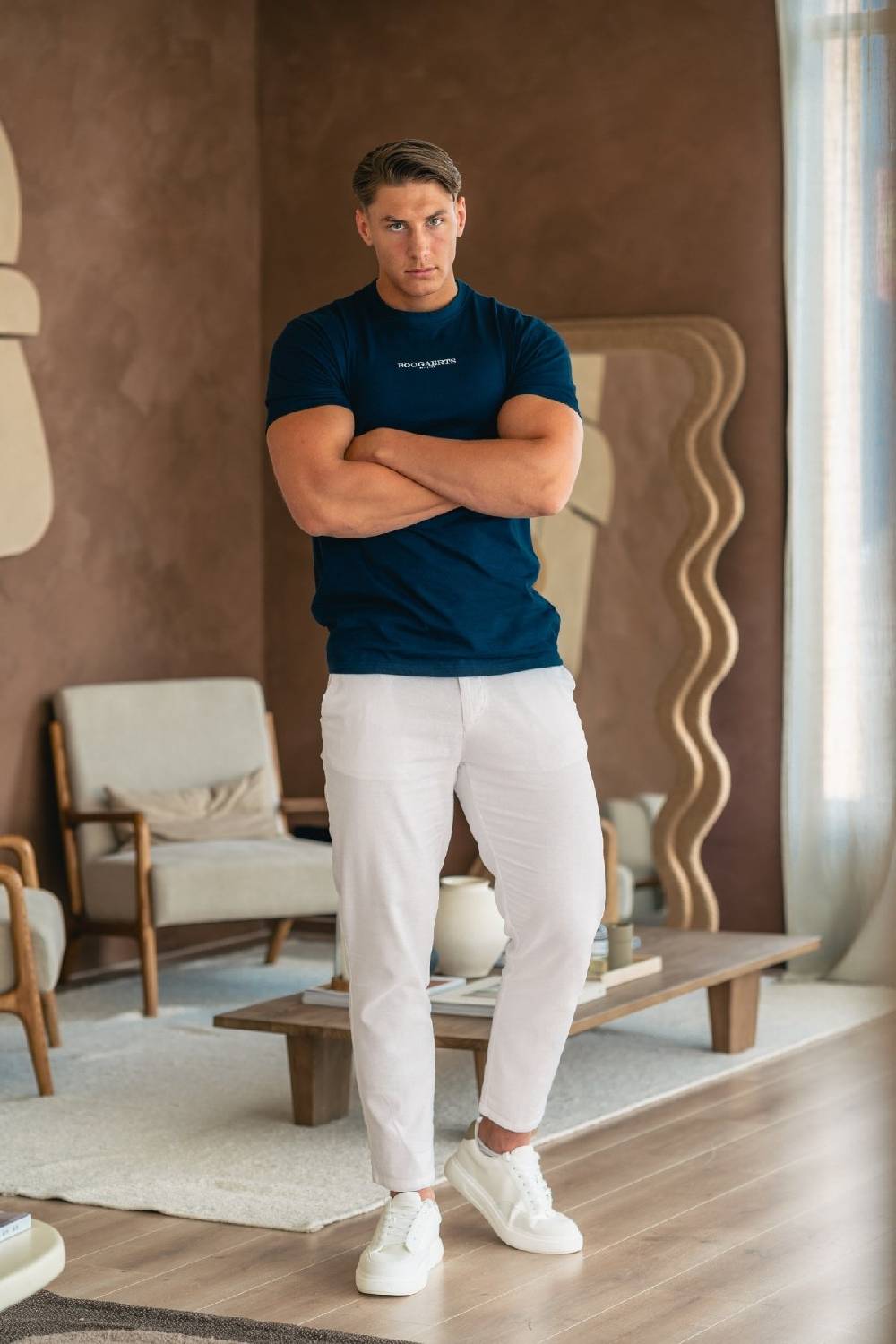 Boogaerts MAX PREMIUM T-SHIRT NAVY