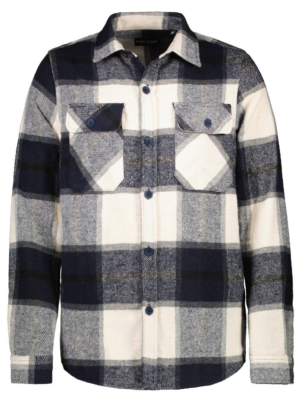 Cars Jeans BOBAN CHeck Shirt LS Navy