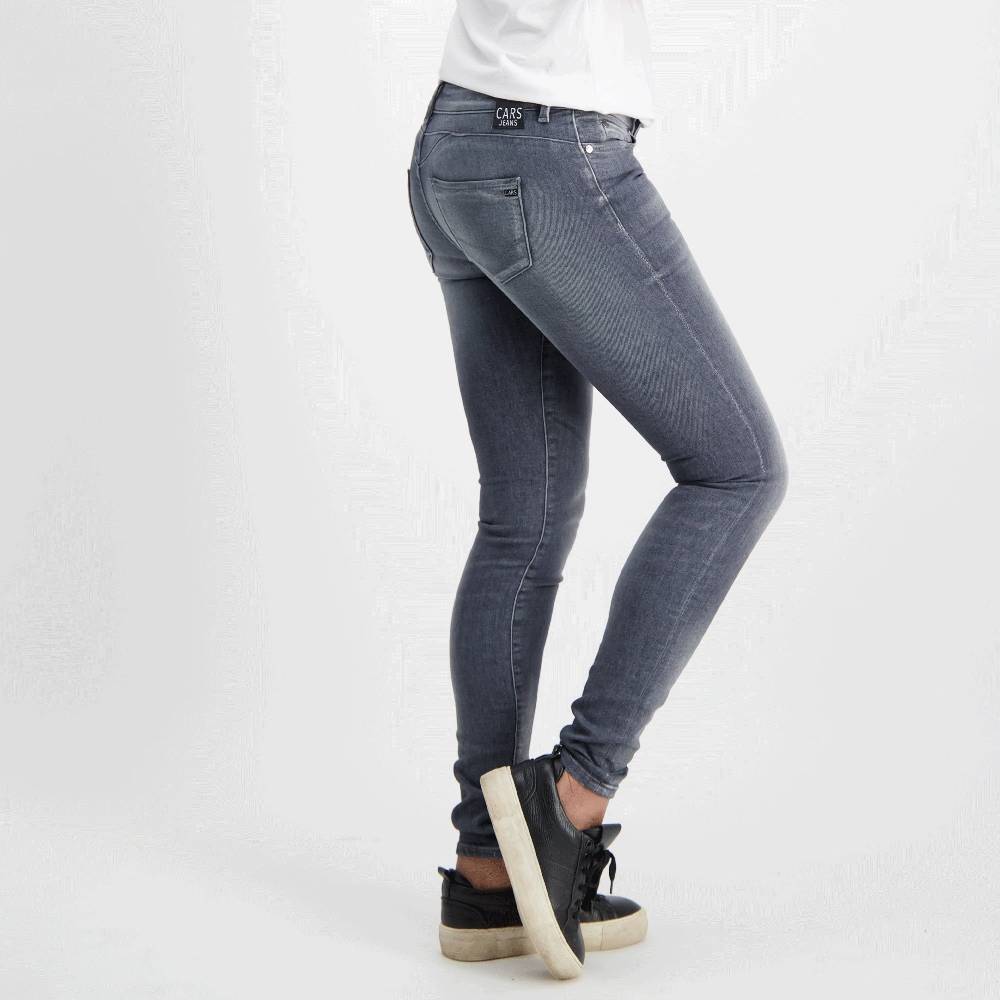 Cars Jeans CELESTA Skinny Den.GREY USED