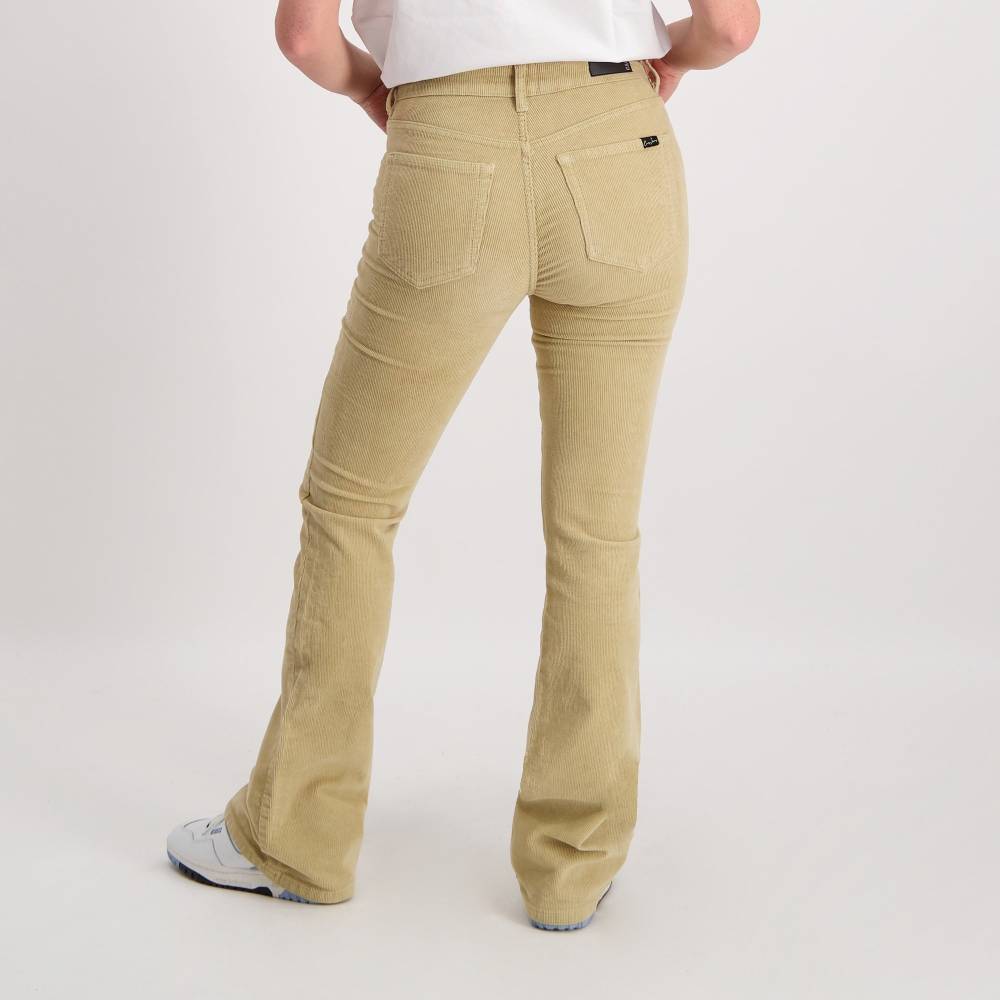 Cars Jeans Desiree Flare Corduroy Khaki