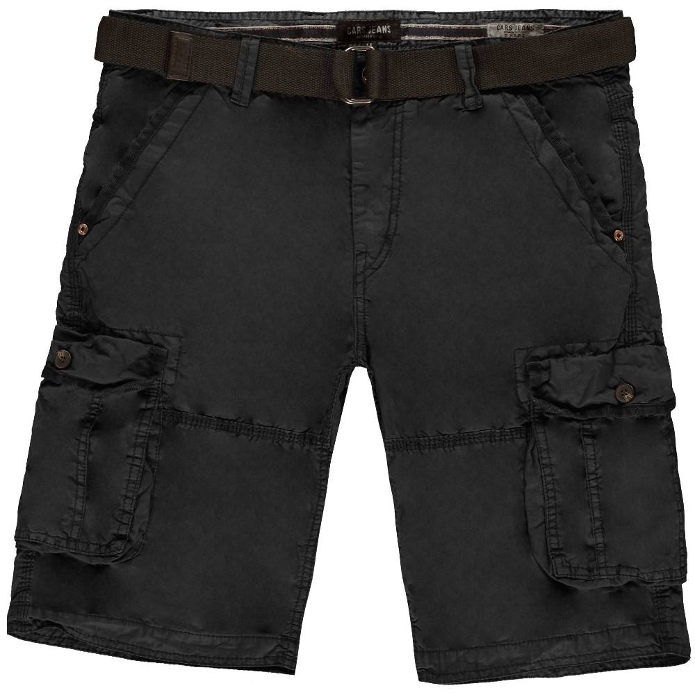 Cars Jeans DURRAS SHORT COTTON Black
