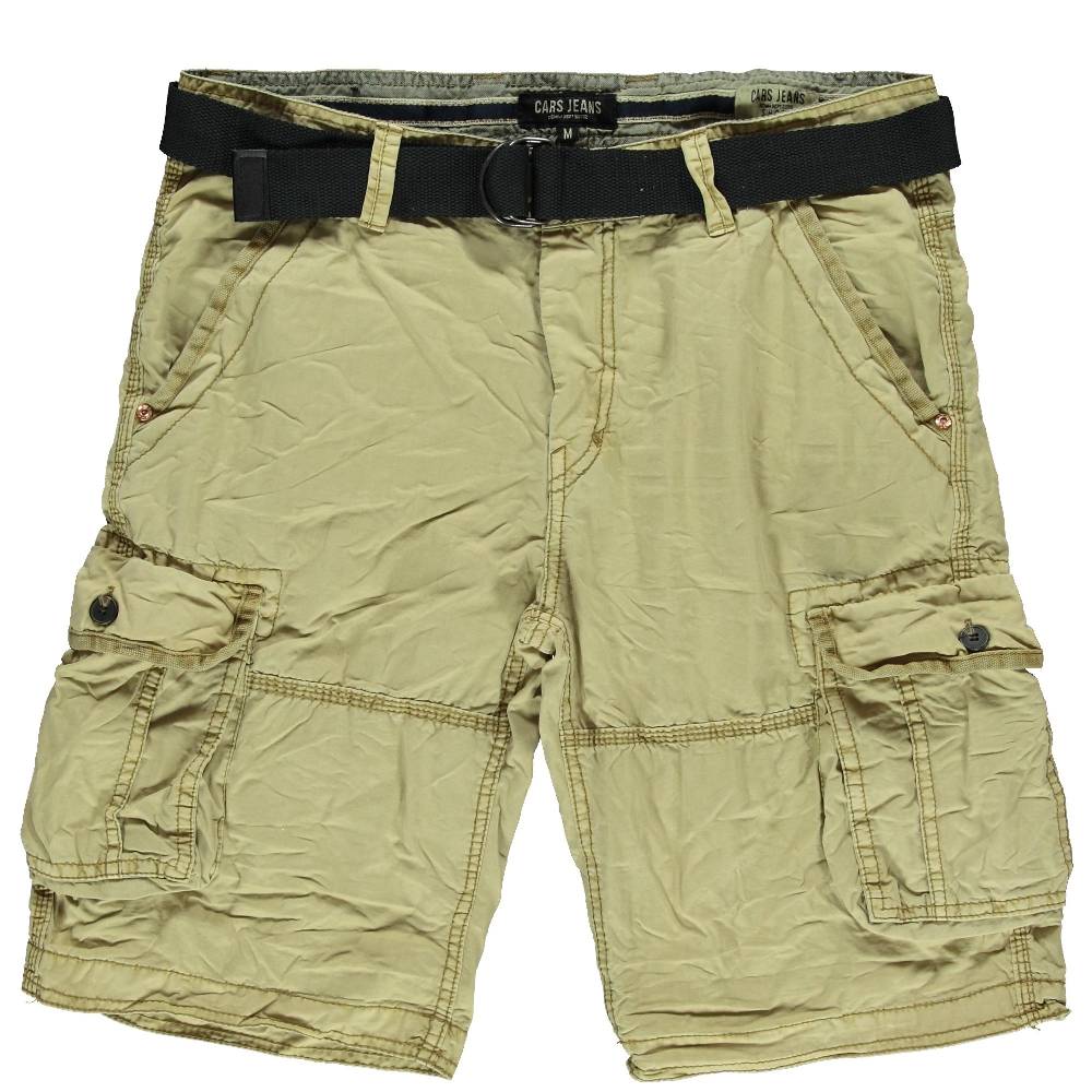 Cars Jeans DURRAS SHORT COTTON KHAKI
