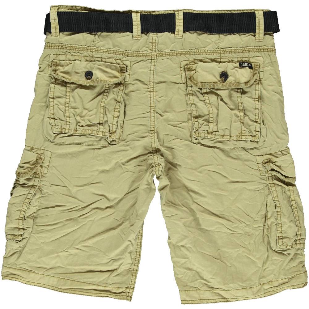 Cars Jeans DURRAS SHORT COTTON KHAKI