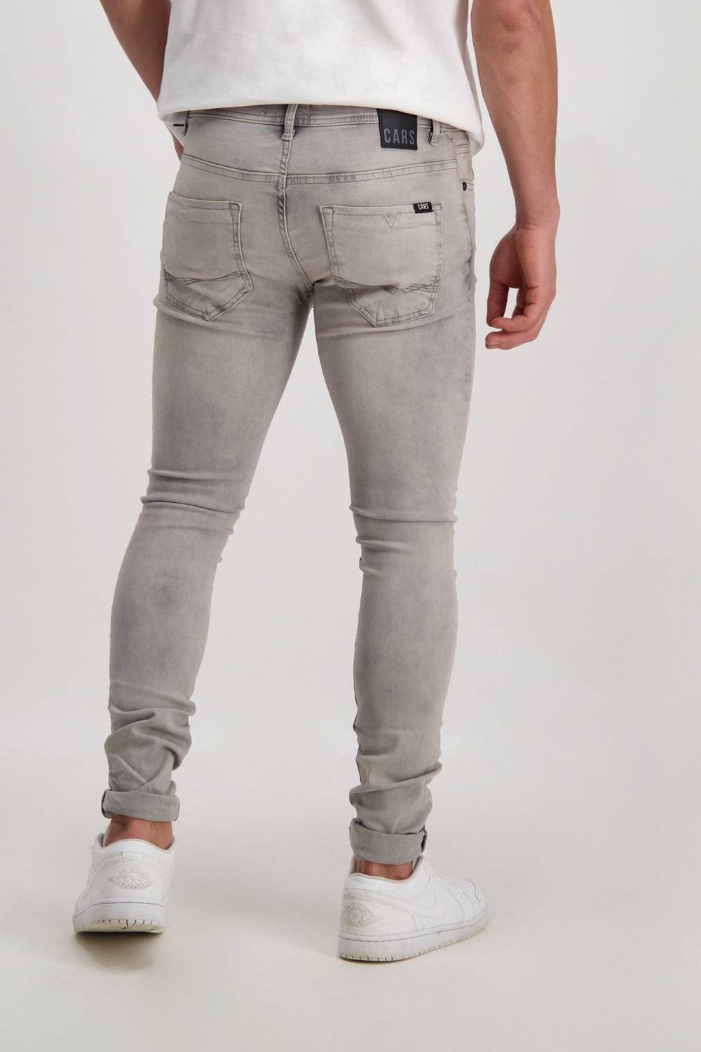 Cars Jeans DUST Den Super Skinny Grey Used (13)