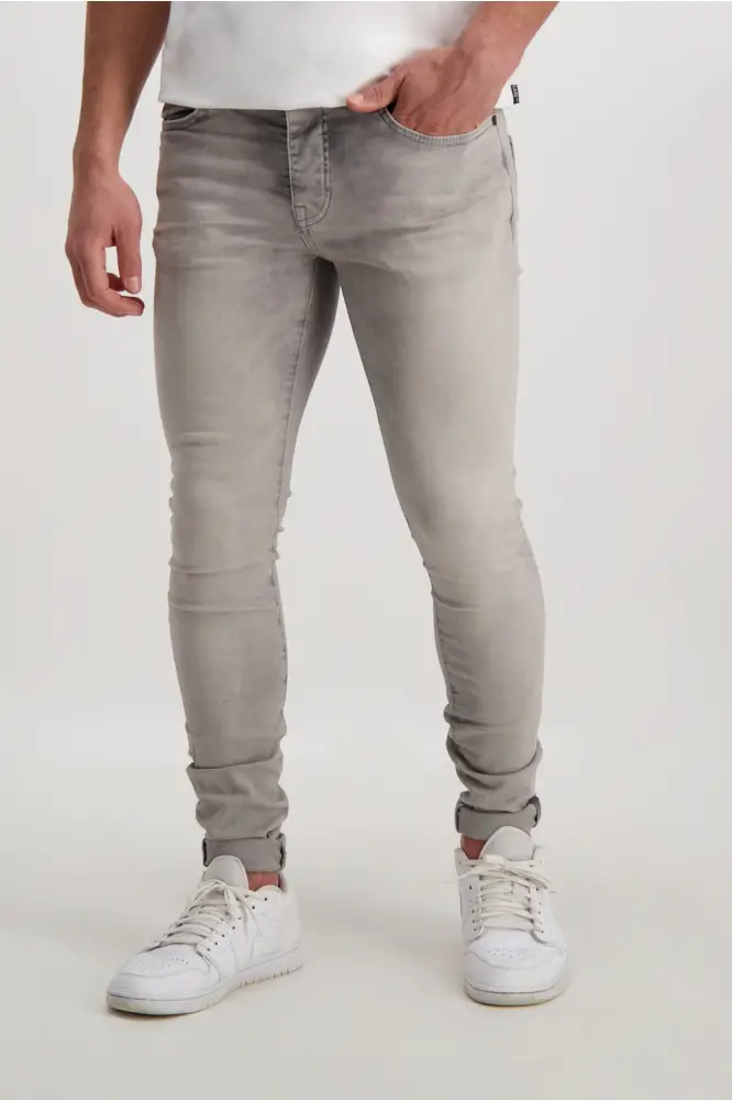 Cars Jeans DUST Den Super Skinny Grey Used (13)