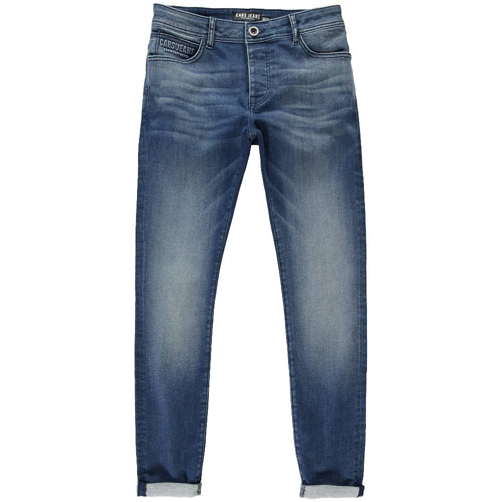 Cars Jeans DUST Super Skinny Blue Coated (56)