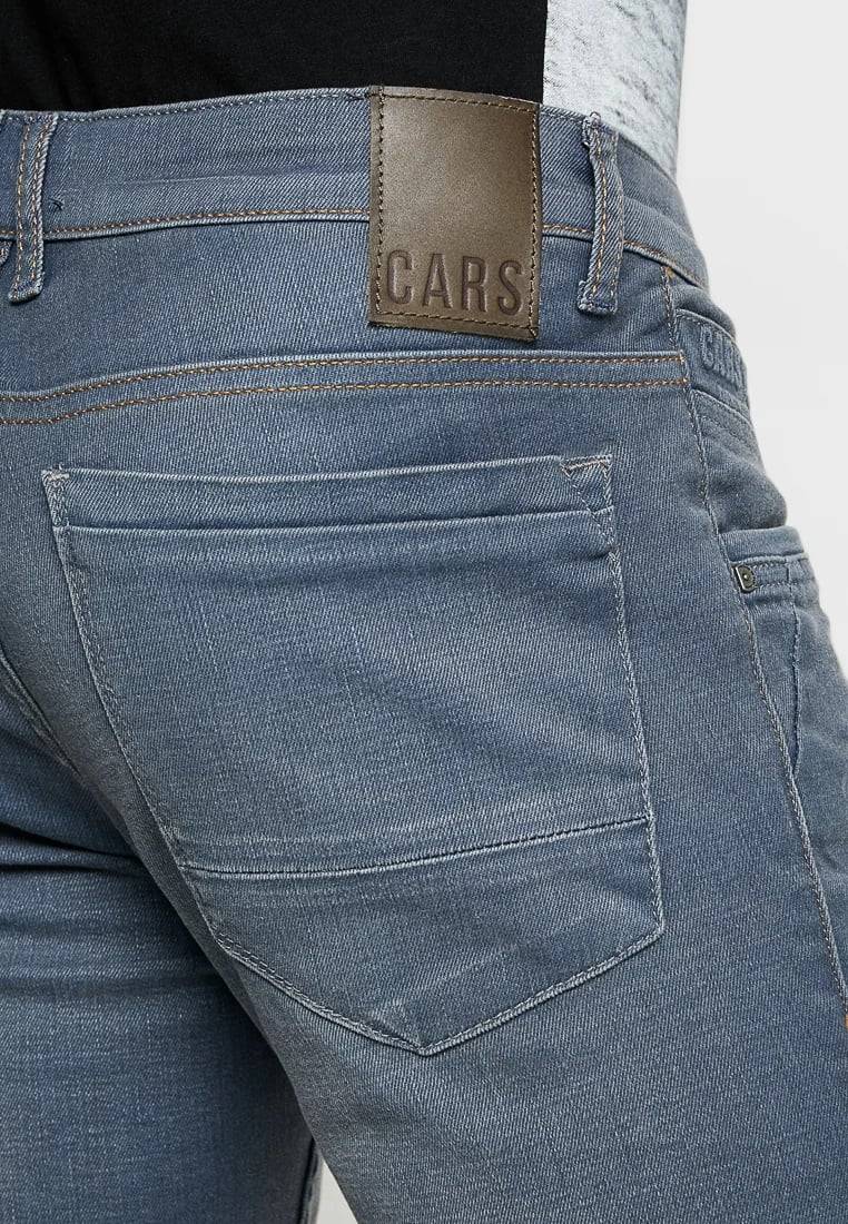 Cars Jeans Henlow Regular Coated Grey Blue
