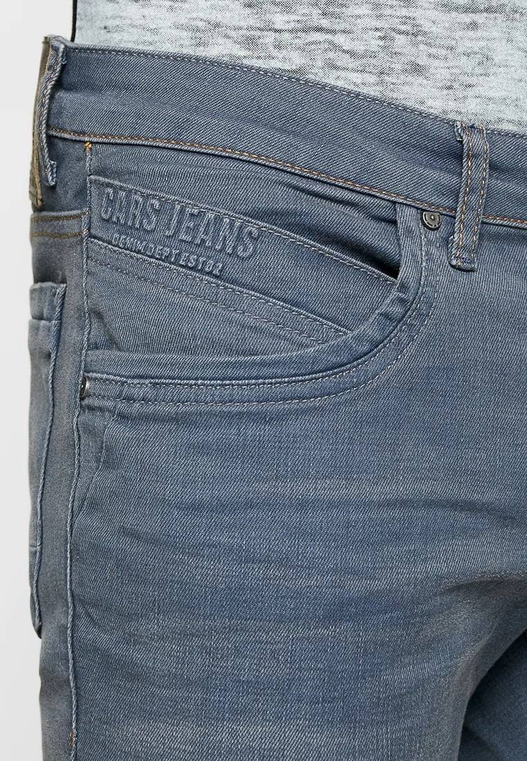 Cars Jeans Henlow Regular Coated Grey Blue