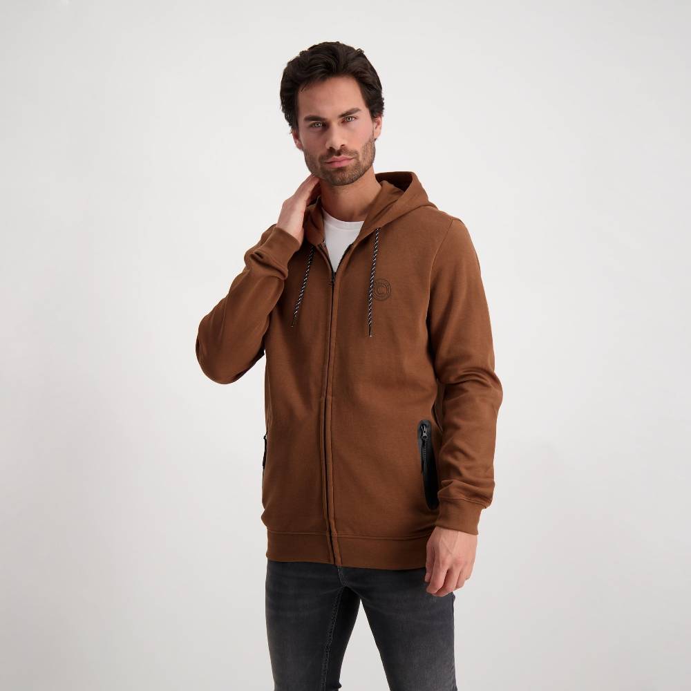 Cars Jeans ISCAR HOOD SW Brown