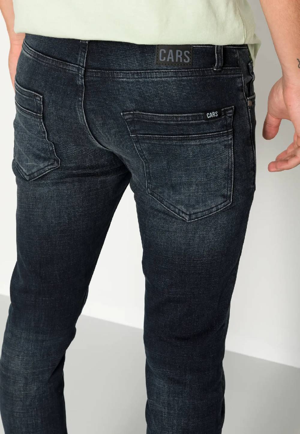 Cars Jeans ZEPLIN Str.Denim Blue Black