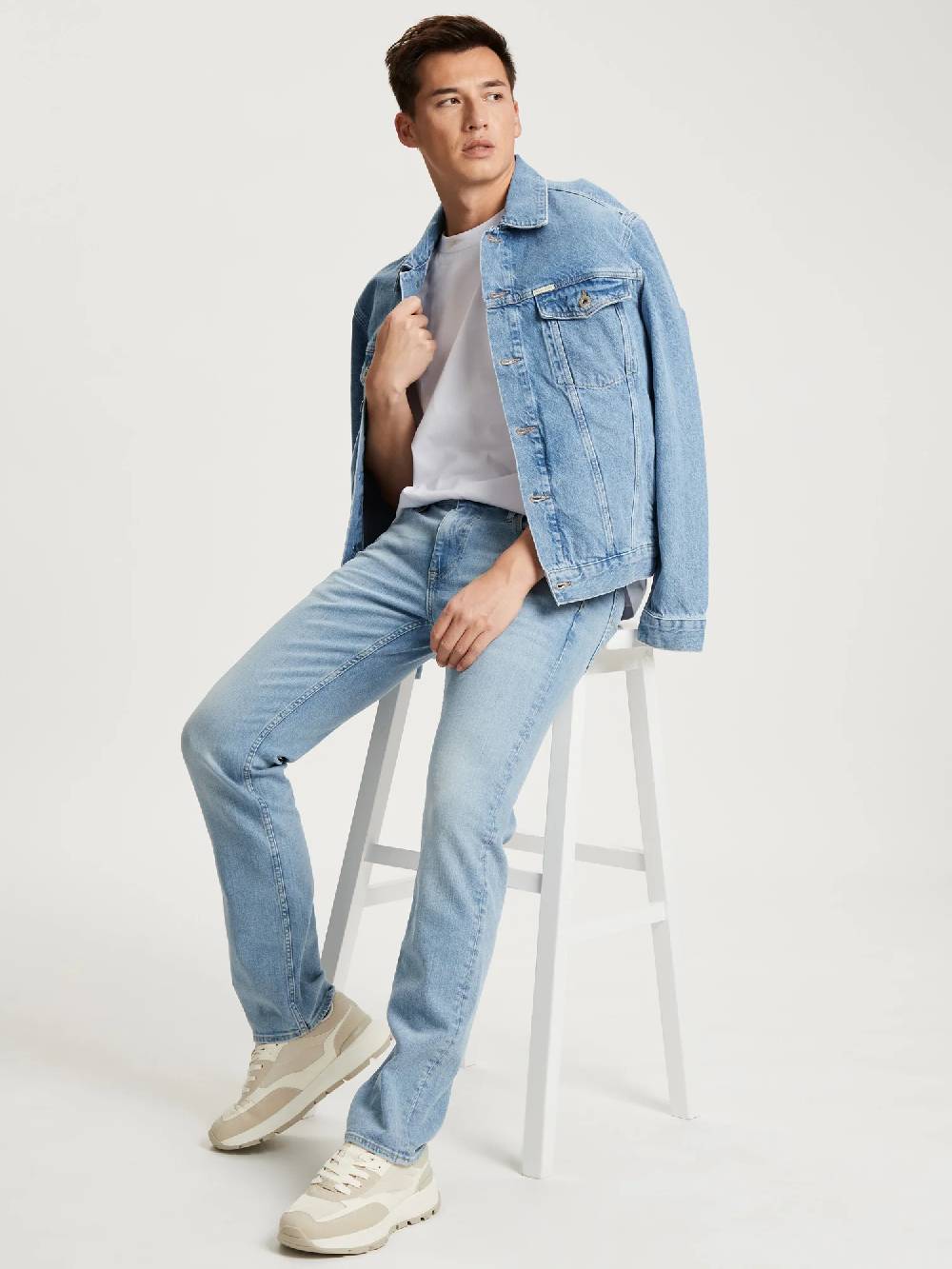 Cross Jeans DAMIEN E 198-087 (light Mid Blue)