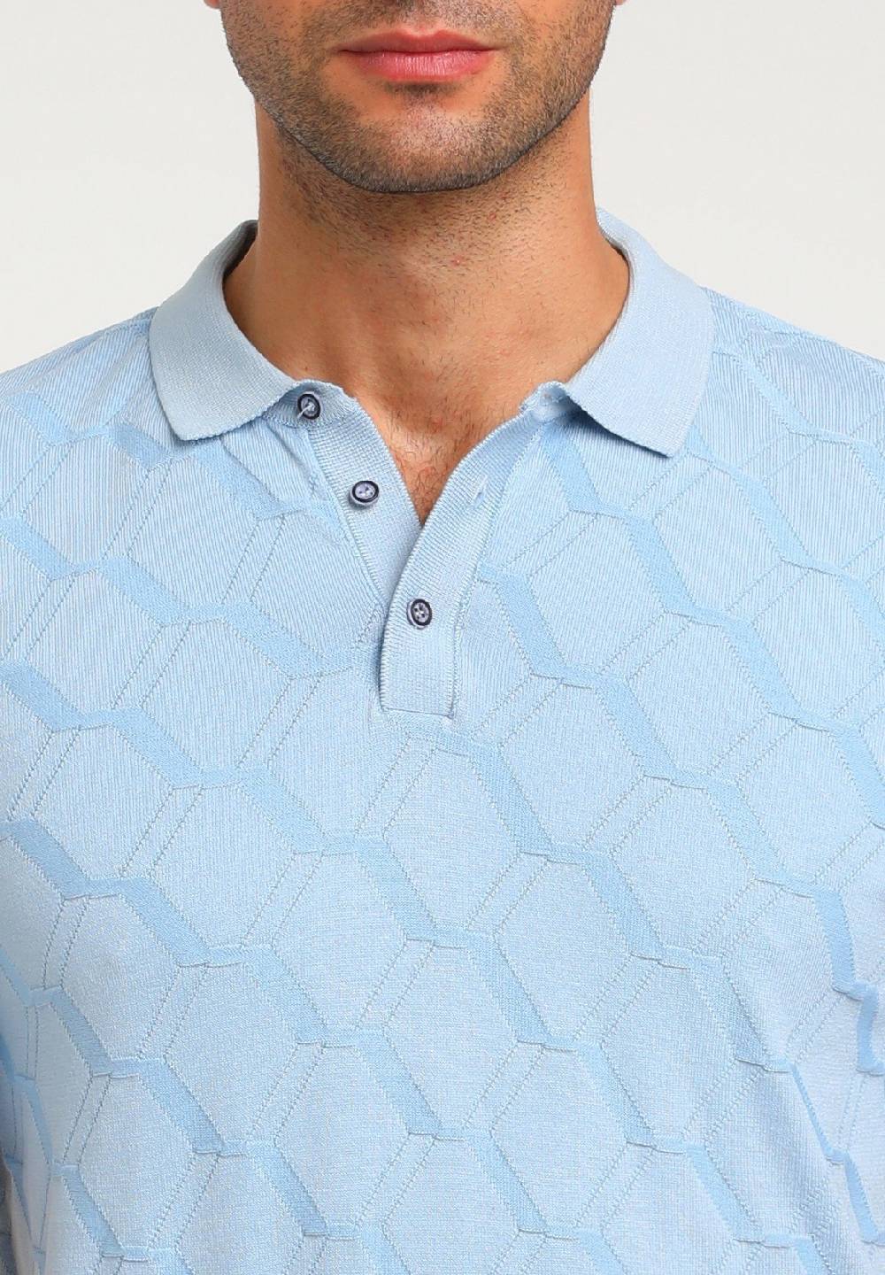 Gabbiano 234524 Tile Blue Polo