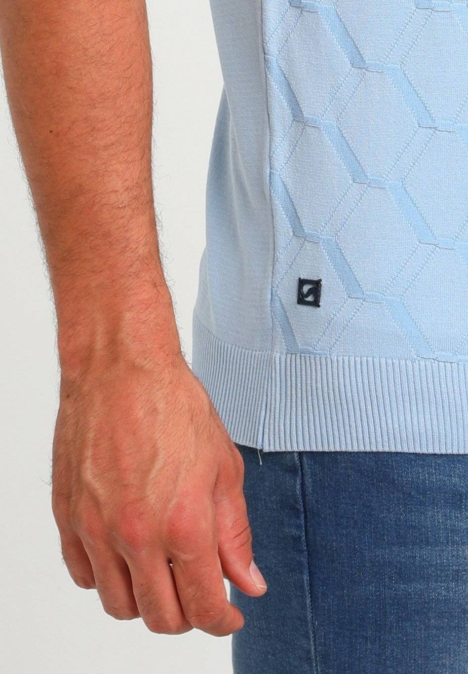 Gabbiano 234524 Tile Blue Polo