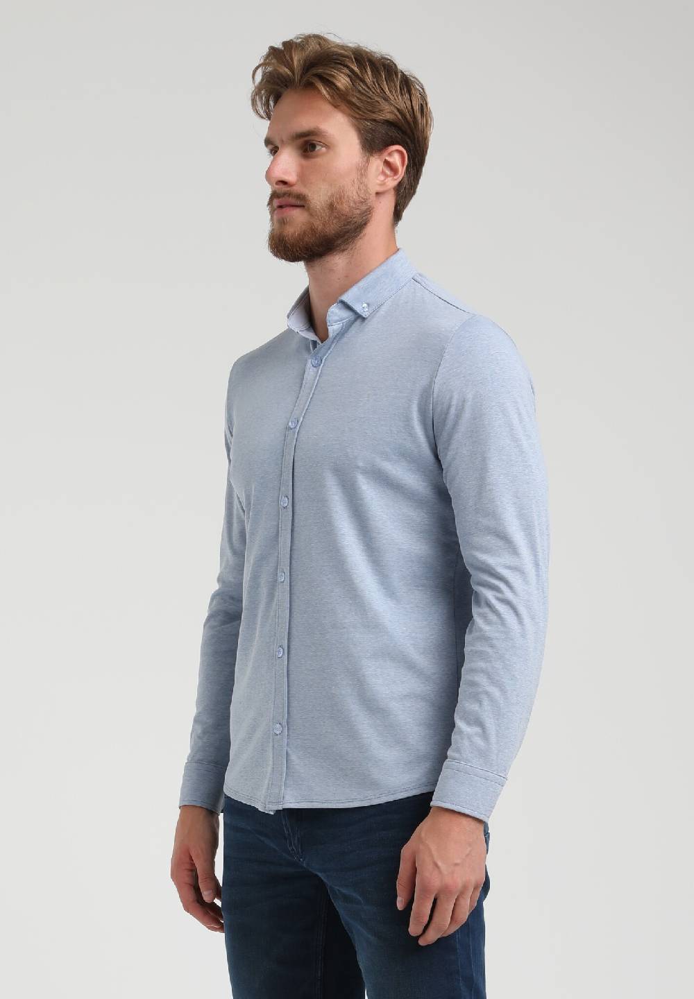 Gabbiano 333510 Premium Overhemd (Blue Rock 356)