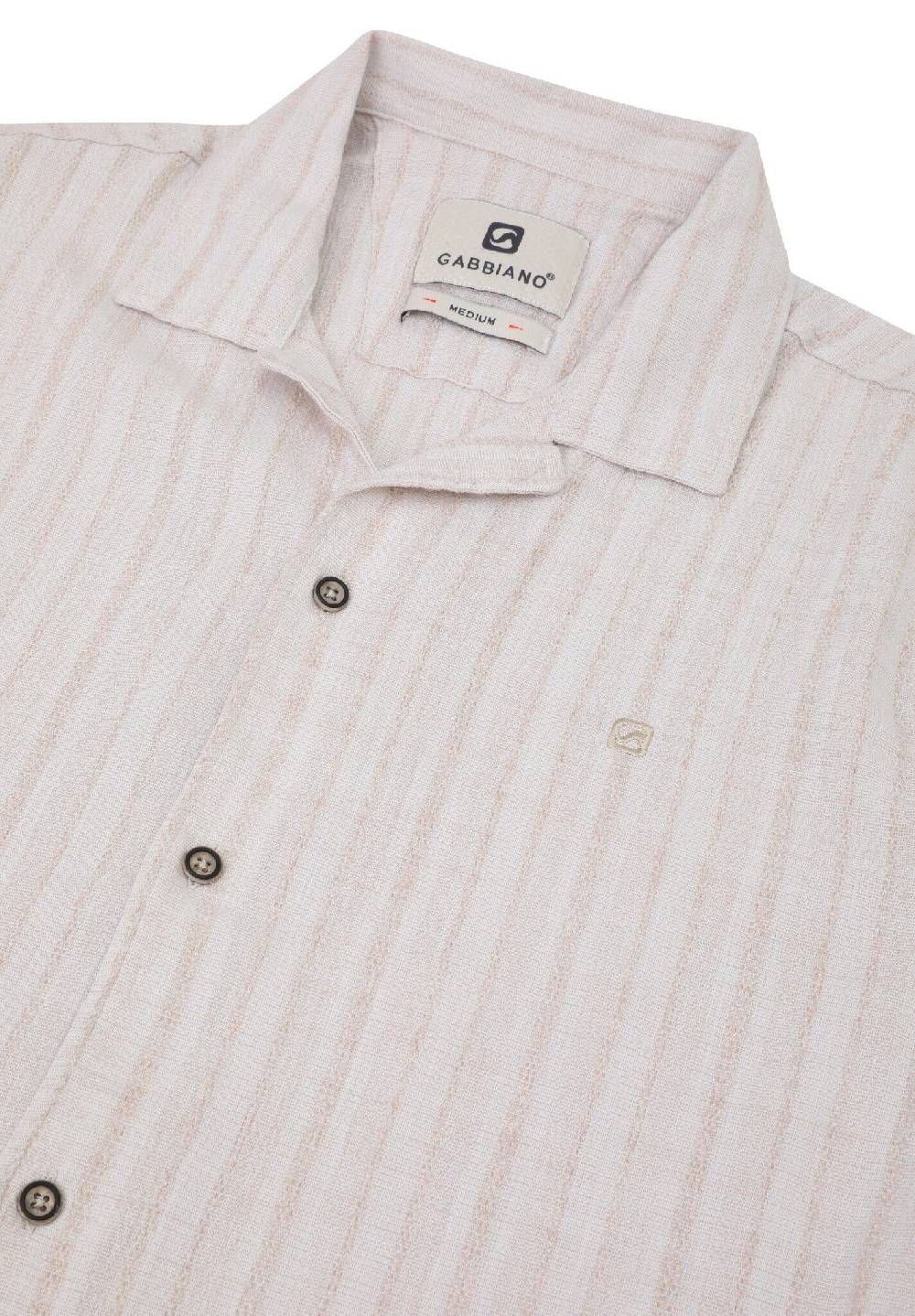 Gabbiano 334553 Korte Mouw Hemd 1 Beige