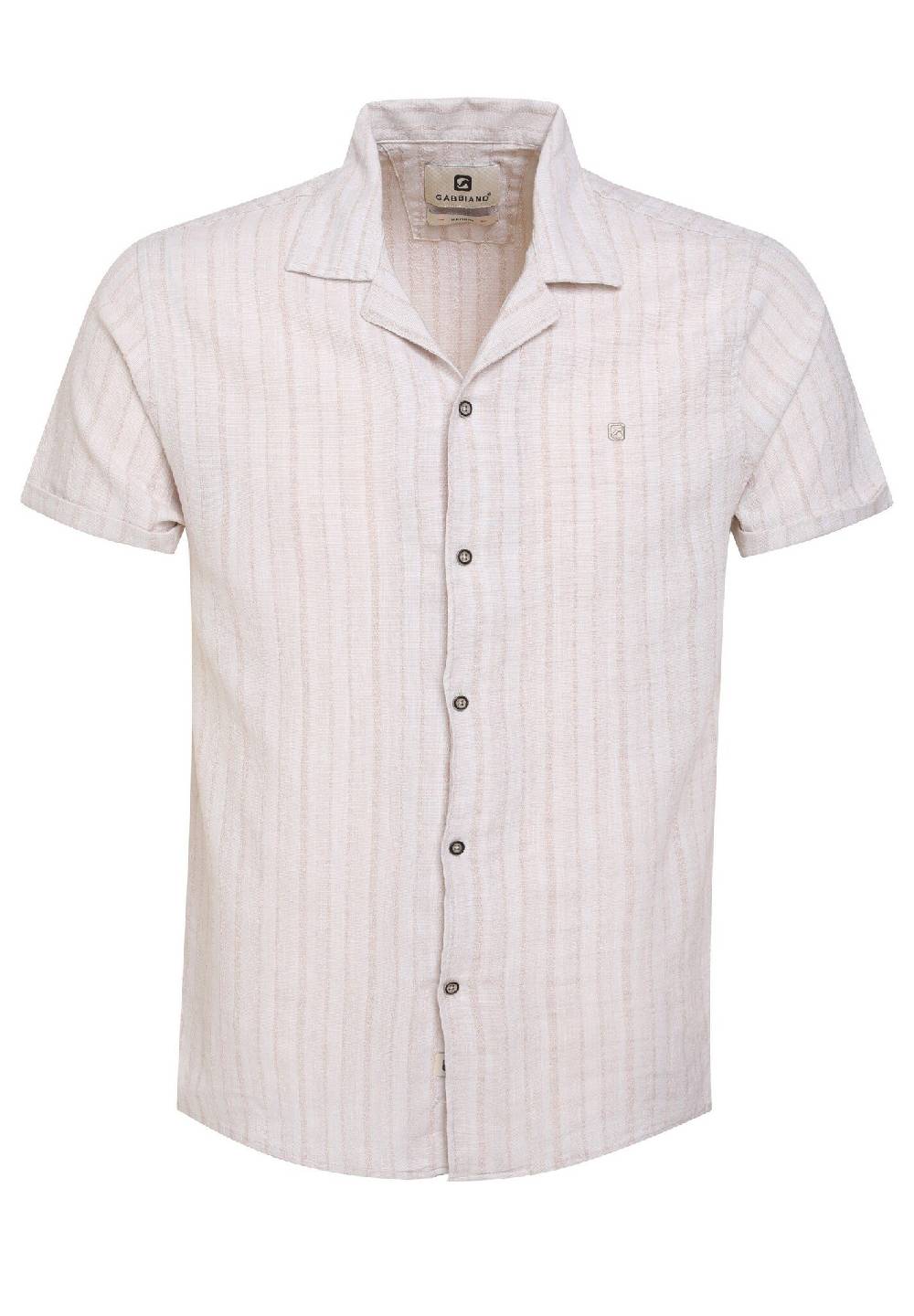 Gabbiano 334553 Korte Mouw Hemd 1 Beige