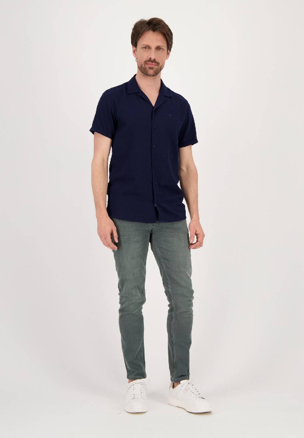 Gabbiano 334554 Korte Mouw Hemd 301 Navy