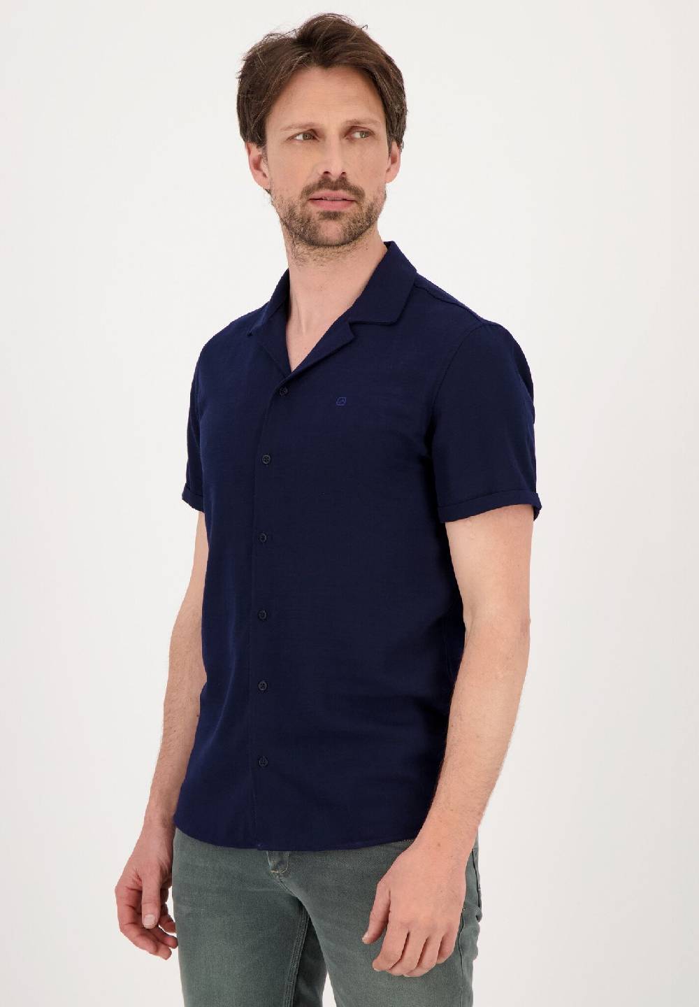 Gabbiano 334554 Korte Mouw Hemd 301 Navy