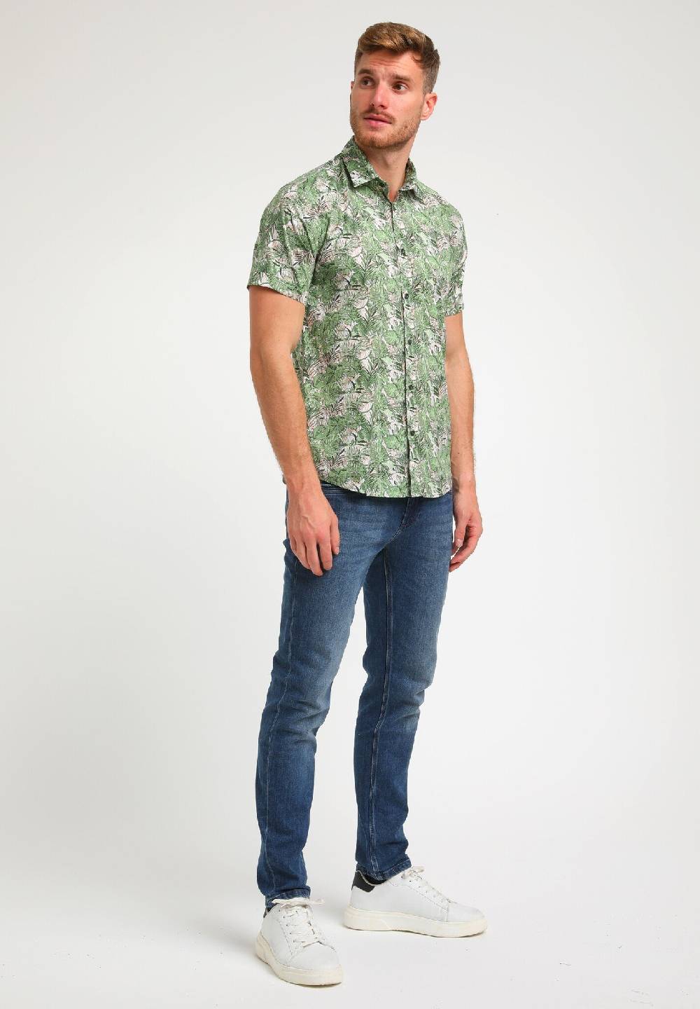 Gabbiano 334928 KORT MOUW HEMD (722 LIGHT ARMY)