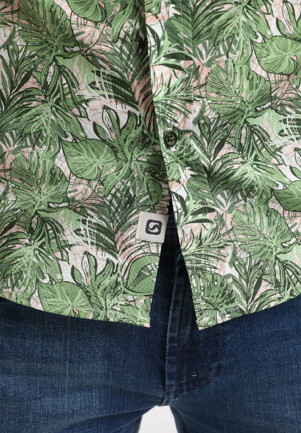 Gabbiano 334928 KORT MOUW HEMD (722 LIGHT ARMY)