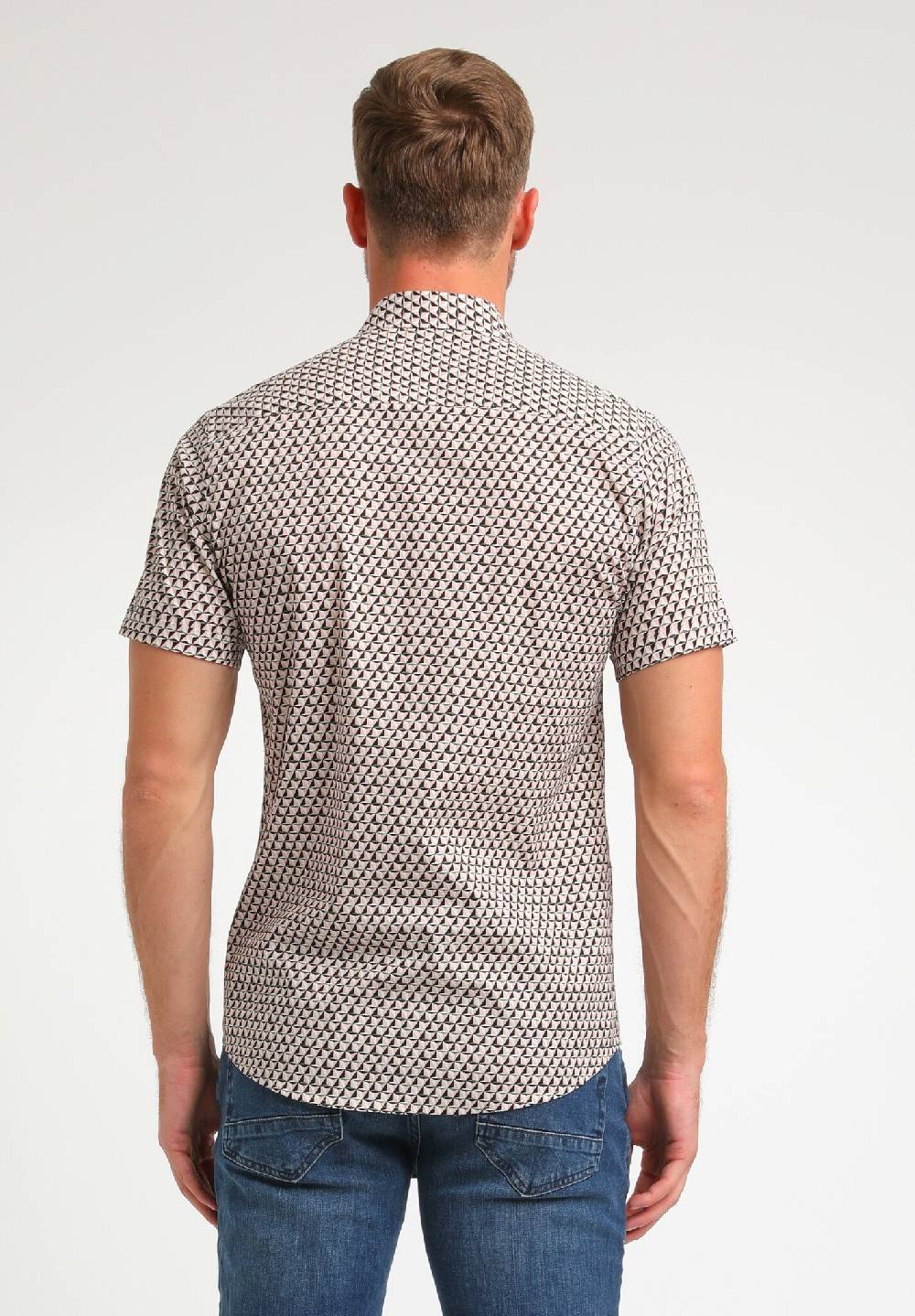 Gabbiano 334930 KORT MOUW HEMD (719 DUSTY CORAL)