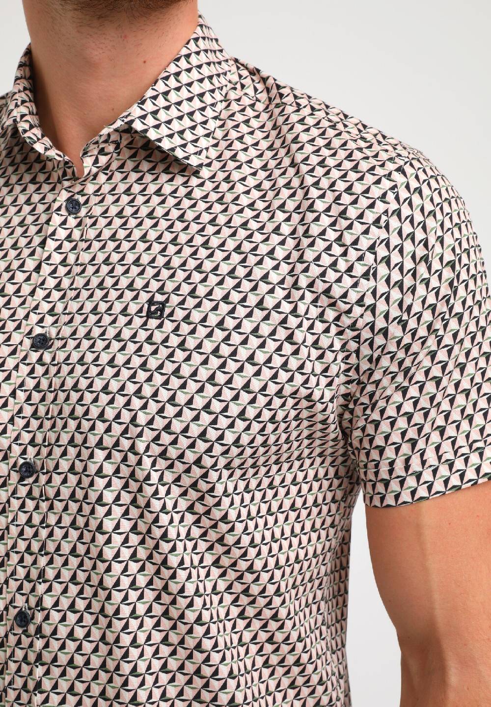 Gabbiano 334930 KORT MOUW HEMD (719 DUSTY CORAL)