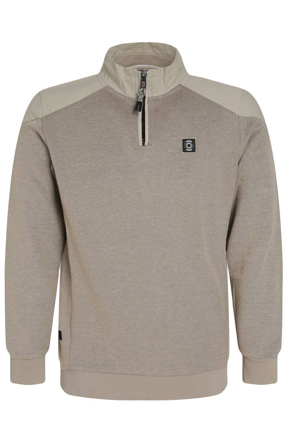 Gabbiano 772714 Half Zip Sweater Cream