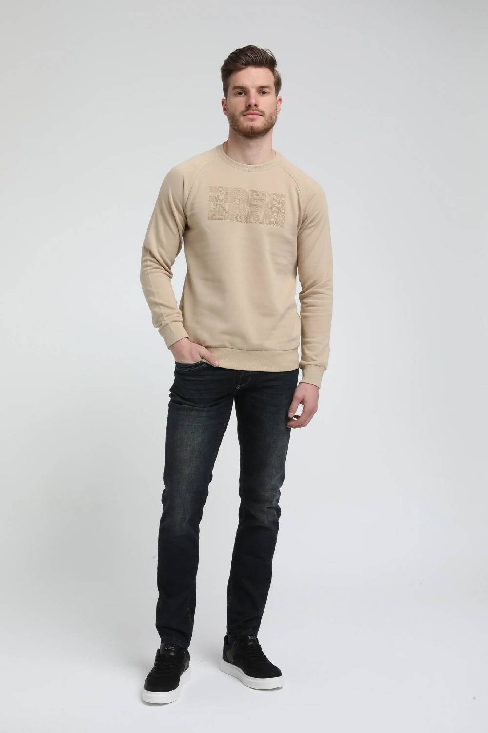Gabbiano 772715 Logo Sweater Cream